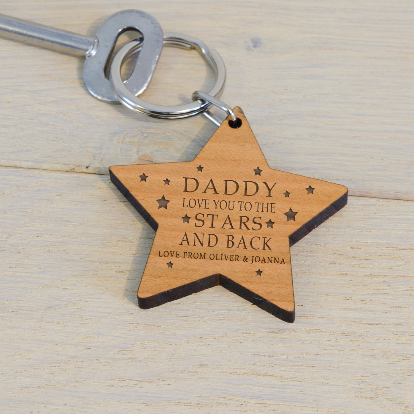 Love you to the Stars and Back Key Ring