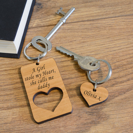 A Girl Stole My Heart Key Ring