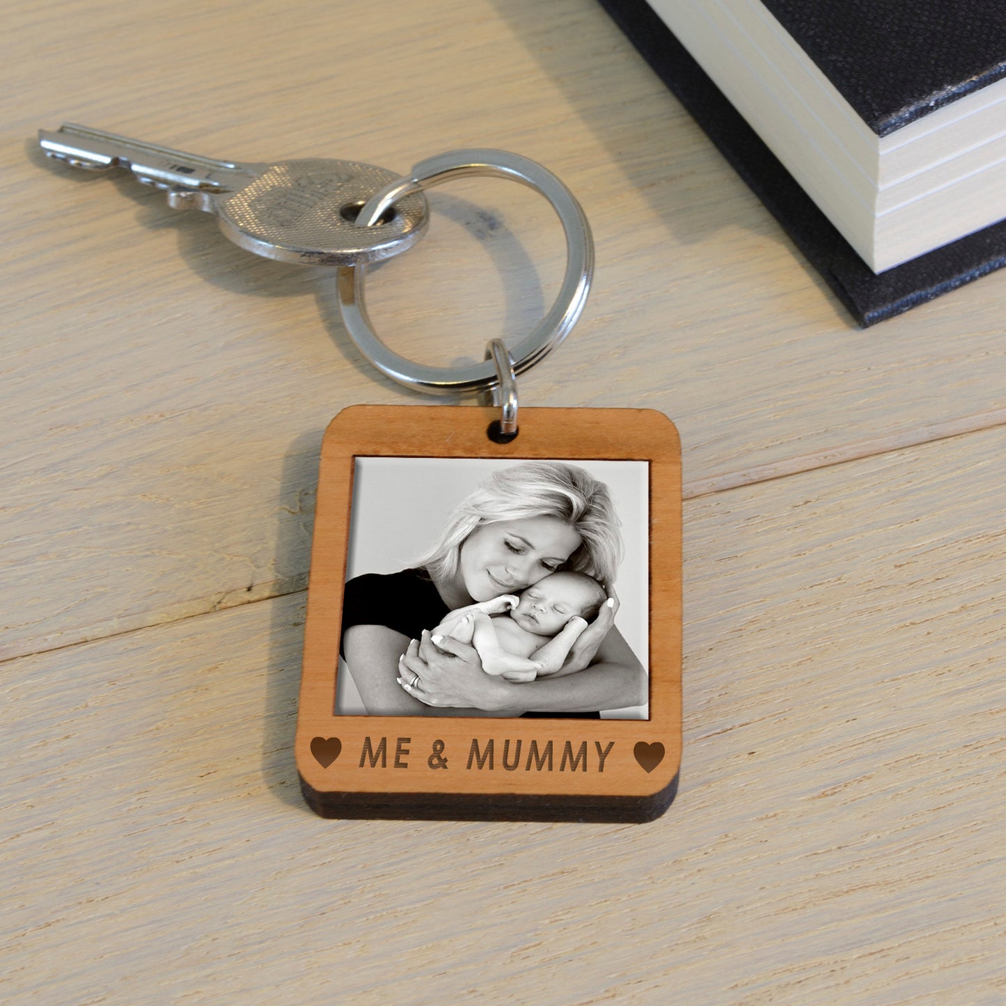 ME & . . . Photo Upload Key Ring