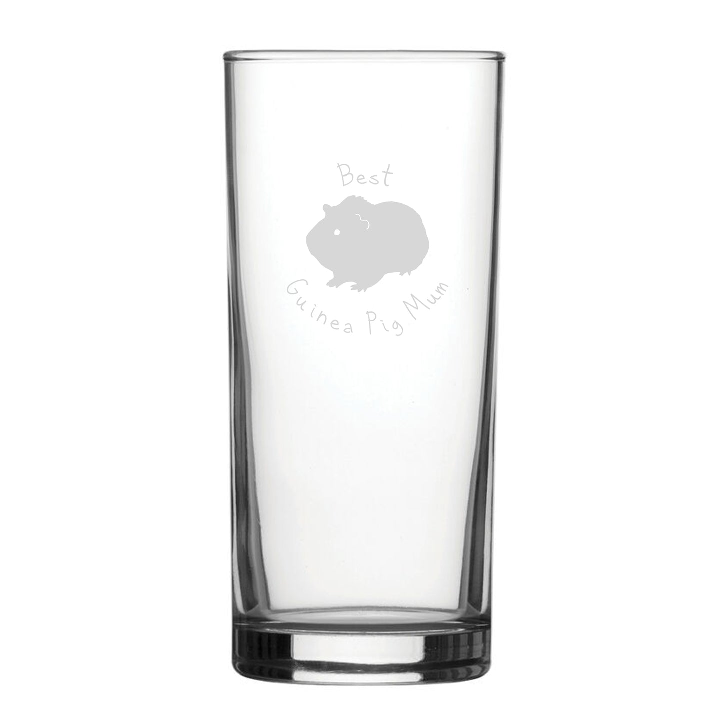 Best Guinea Pig Dad - Engraved Novelty Hiball Glass Image 1