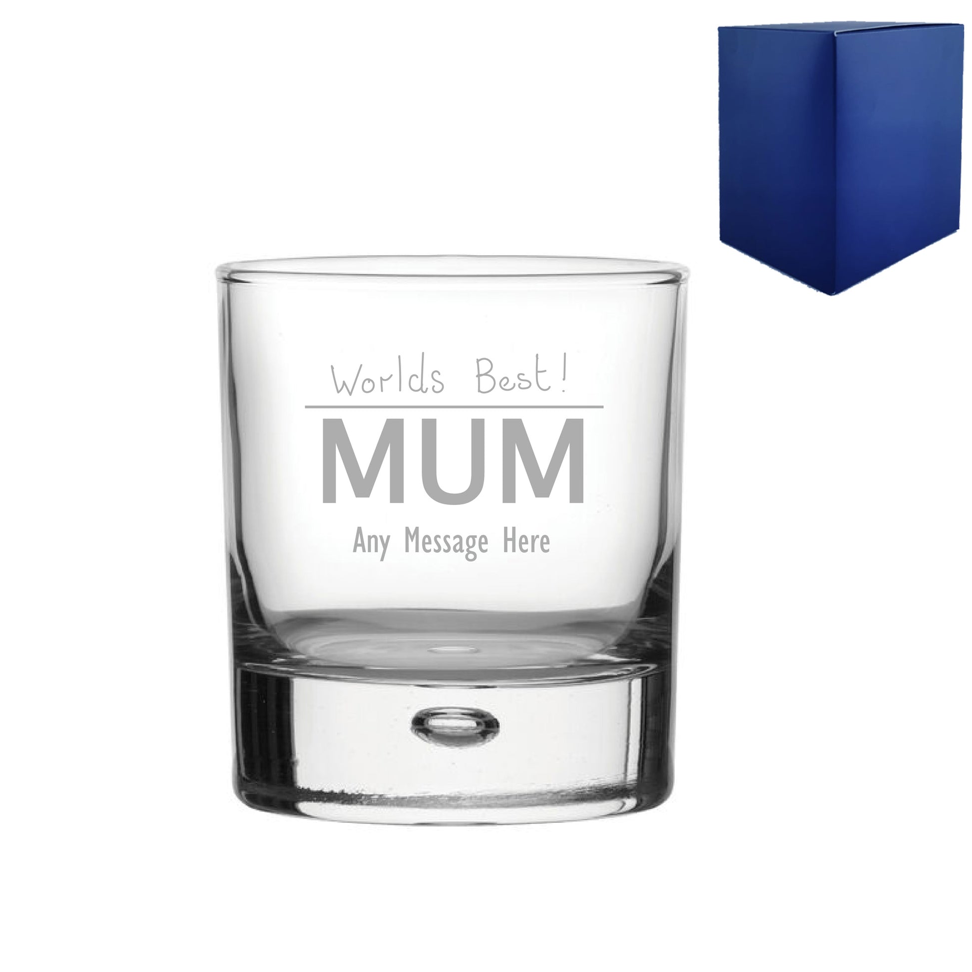 Engraved Mothers Day Bubble Whisky, Gift Boxed Image 1