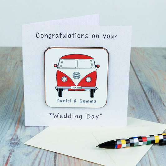 Wedding Day Coaster Card