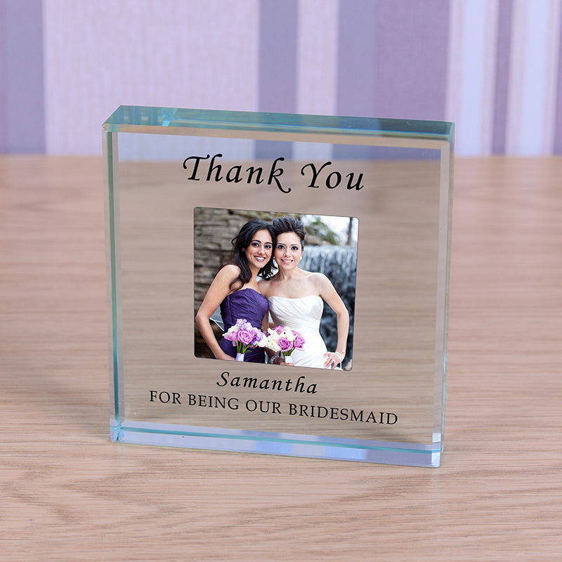 Bridesmaid Glass Token