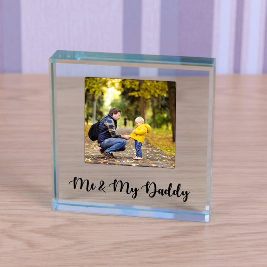 Me & My Daddy Glass Token