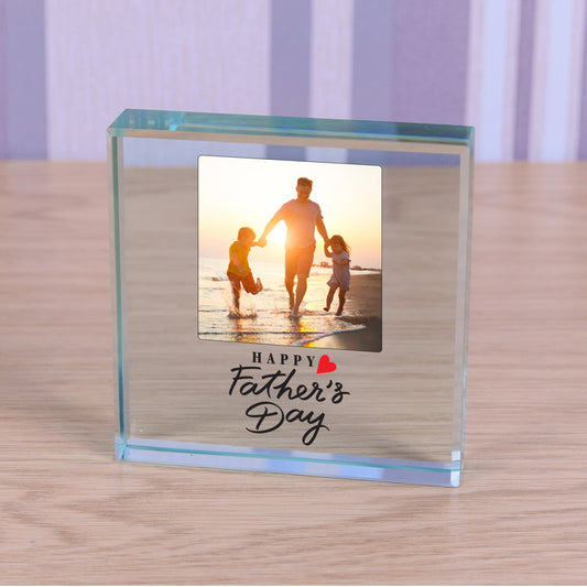 Happy Fathers Day Glass Token