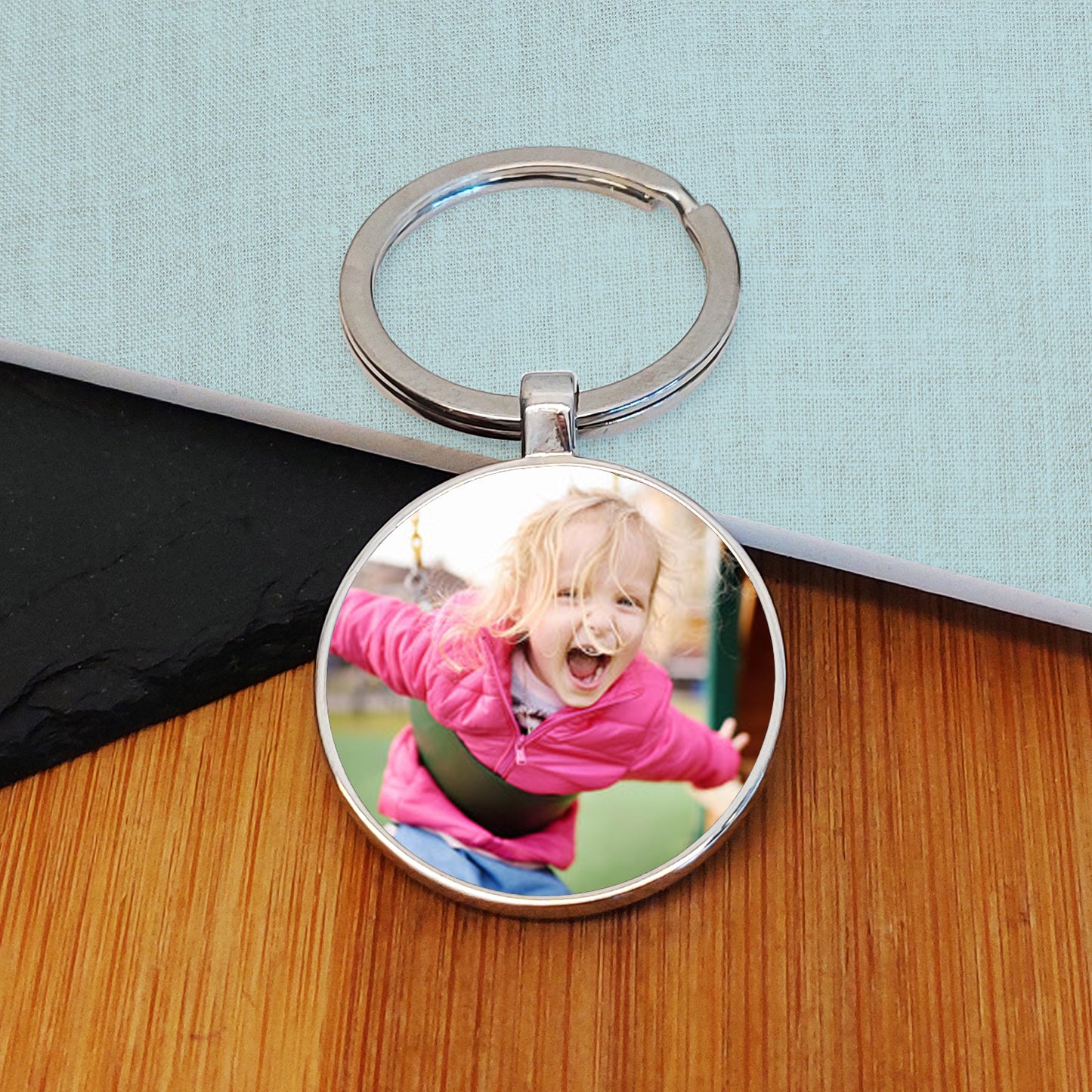 Photo Upload Key Ring