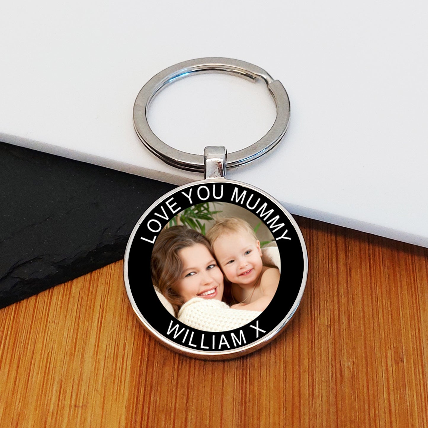 Love You Mummy Photo Upload Key Ring