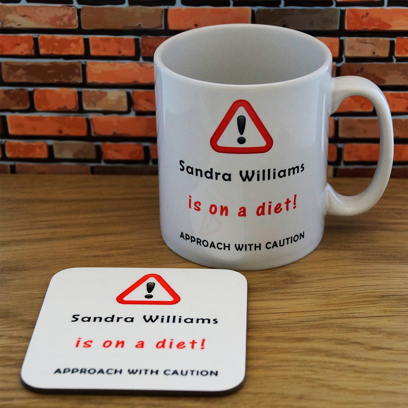 On A Diet Mug & Coaster Set