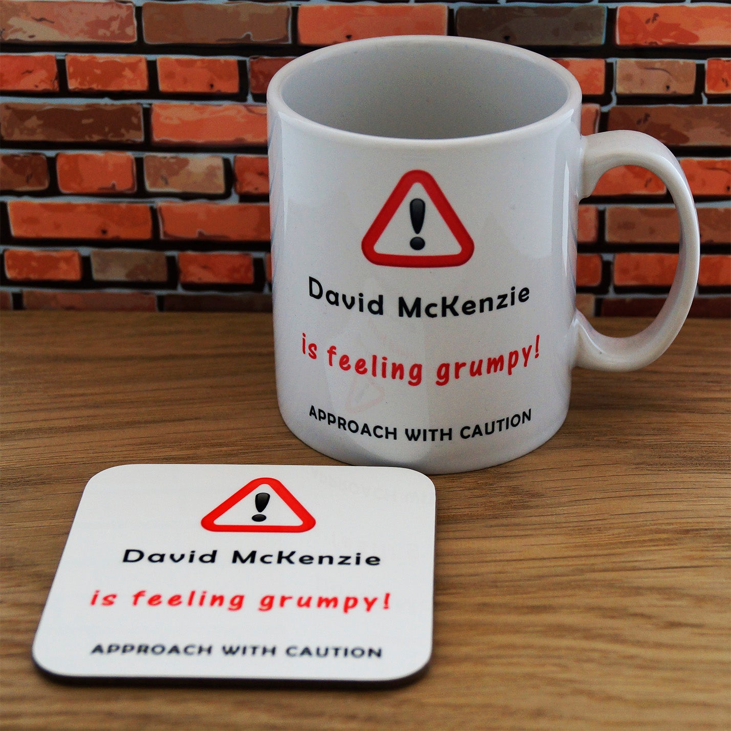 Feeling Grumpy Mus & Coaster Set