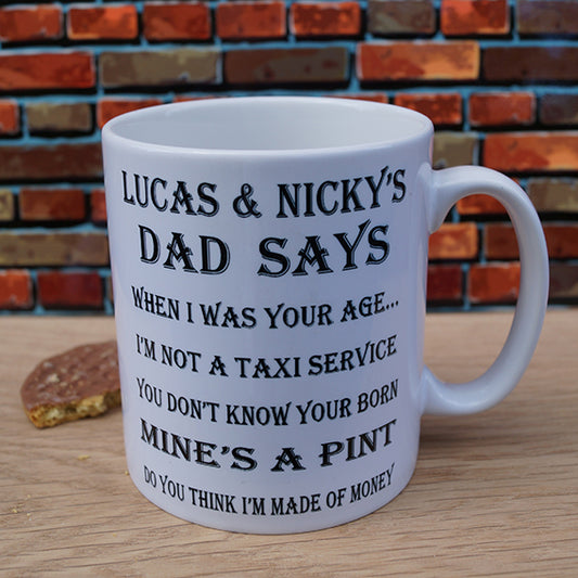 What Dad Says Mug