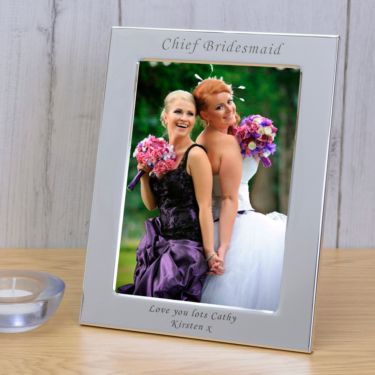 Chief Bridesmaid Silver Plated Picture Frame (6"" x 4"")