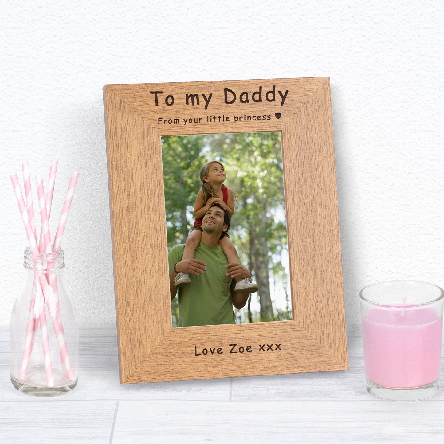 Your Little Princess Wood Picture Frame (6"" x 4"")