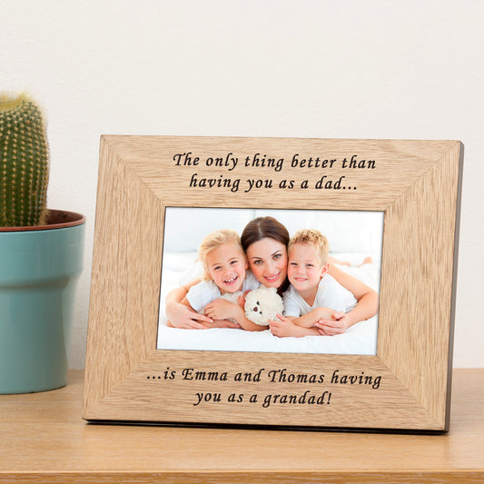 The only Thing Better . . . Grandad Wood Picture Frame (7"" x 5"")