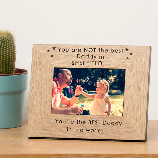 Best in the World Wood Picture Frame (7"" x 5"")