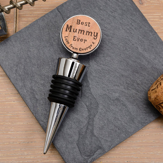 Best . . .  Ever Bottle Stopper - Cherrywood